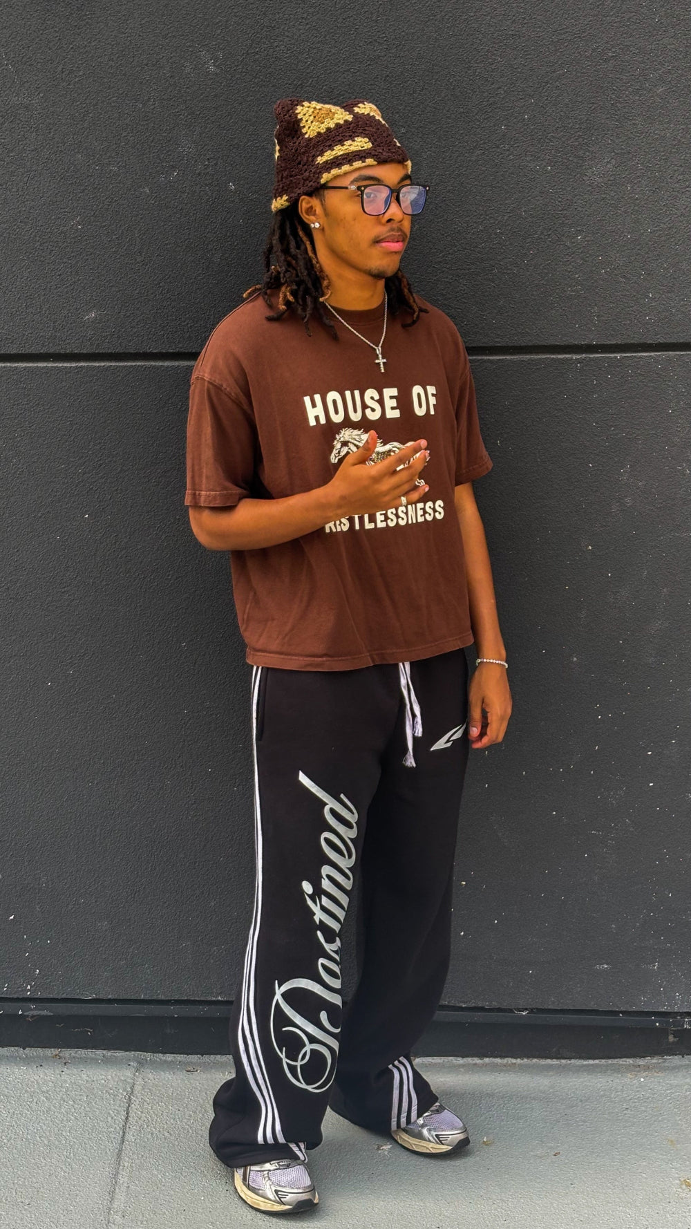 "DESTINED" BAGGY SWEATPANTS