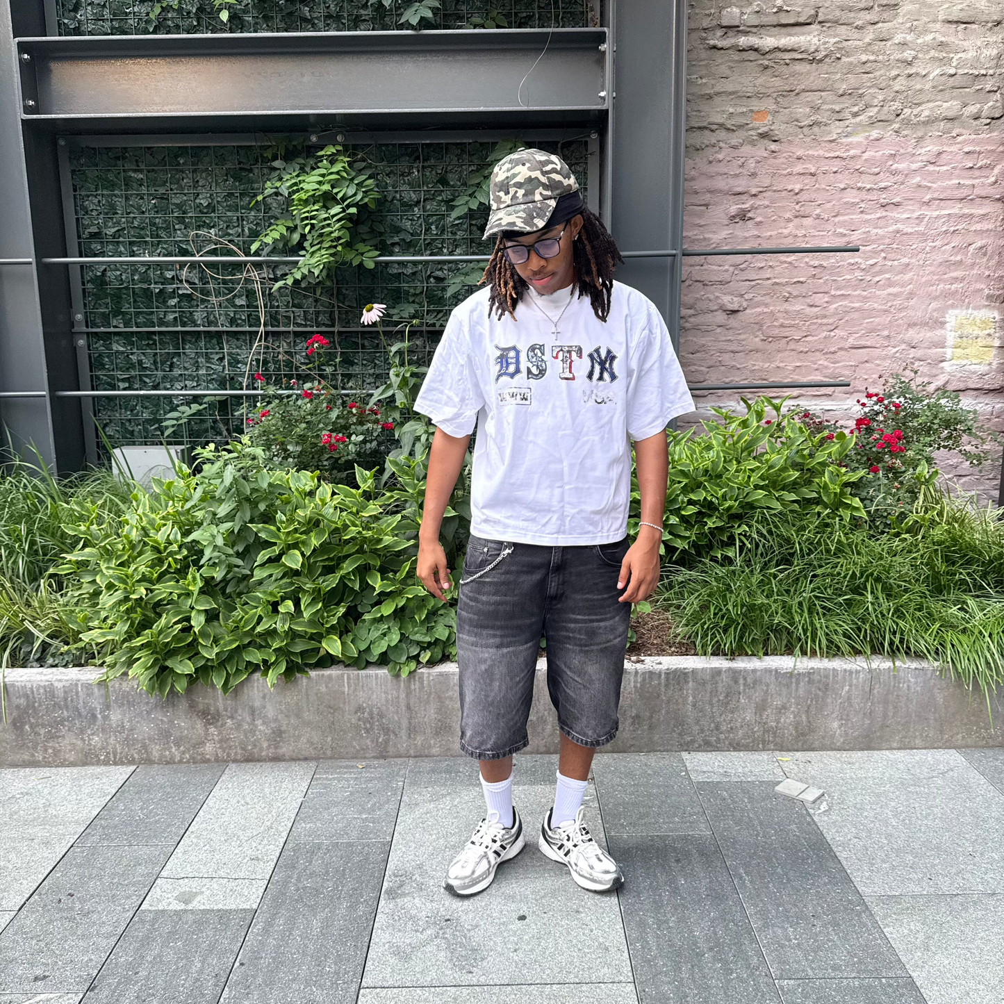 "DSTNY" Sports Tee (White)