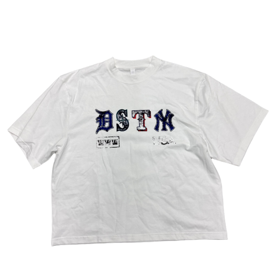 "DSTNY" Sports Tee (White)