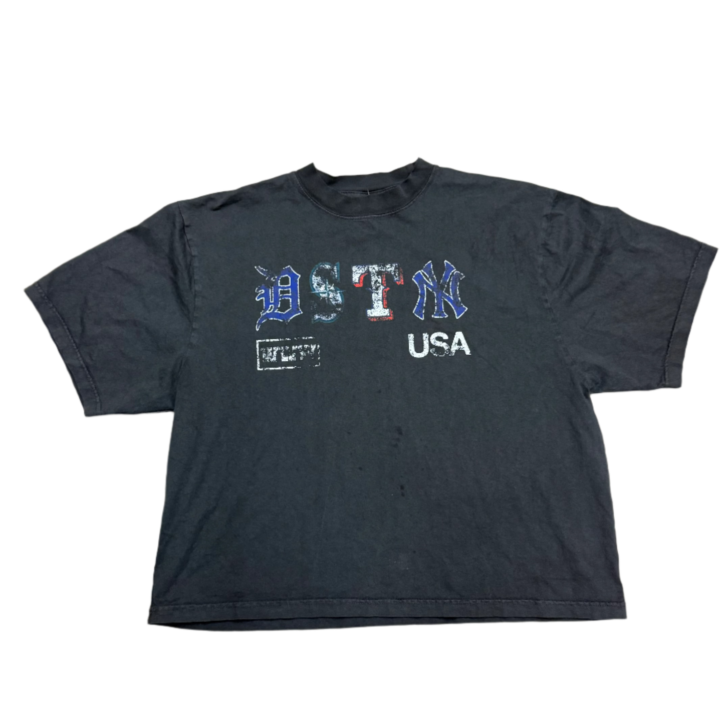 "DSTNY" Sports Tee (Washed Grey)